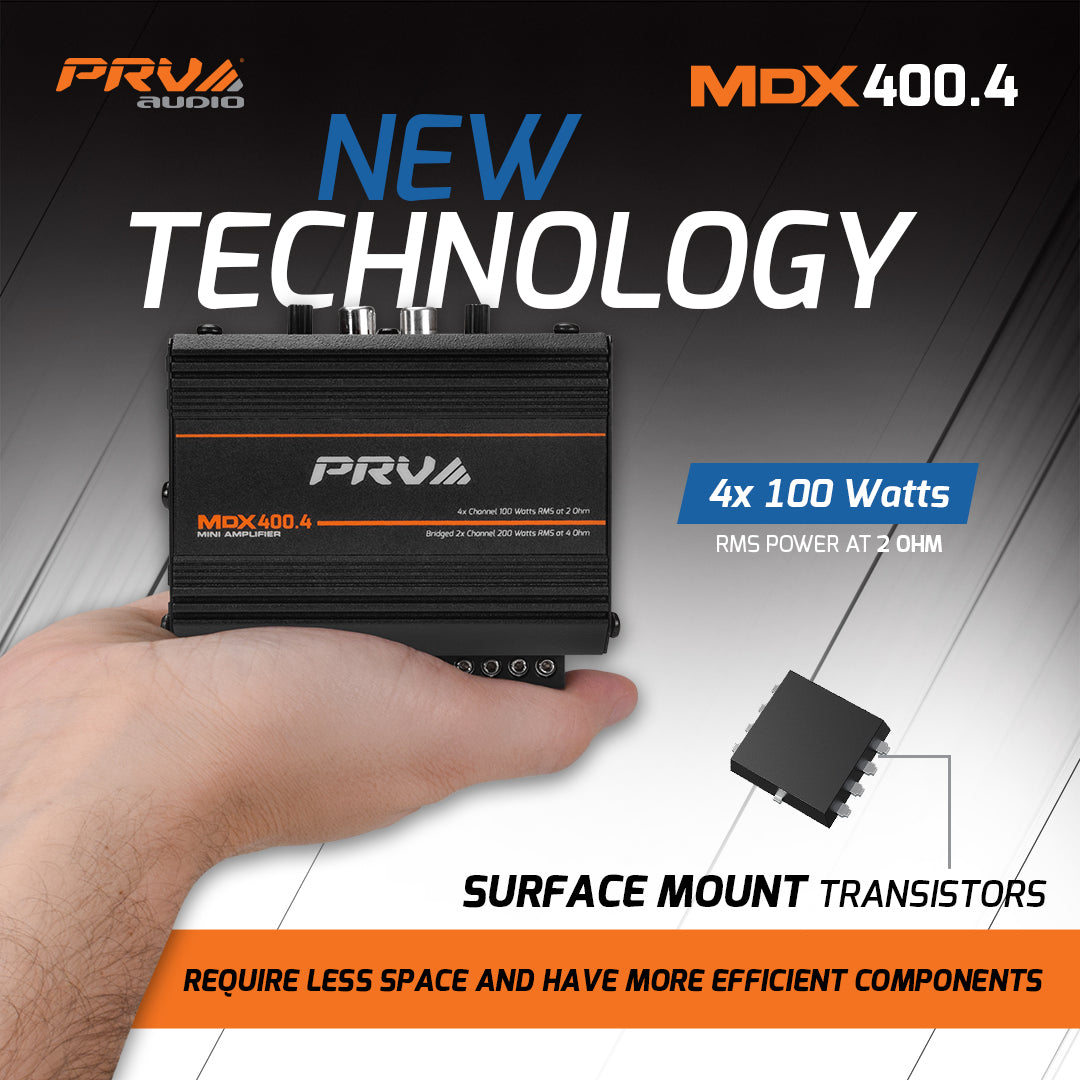 NUEVO MINI AMPLIFICADOR PRV MDX400.4 2OHM