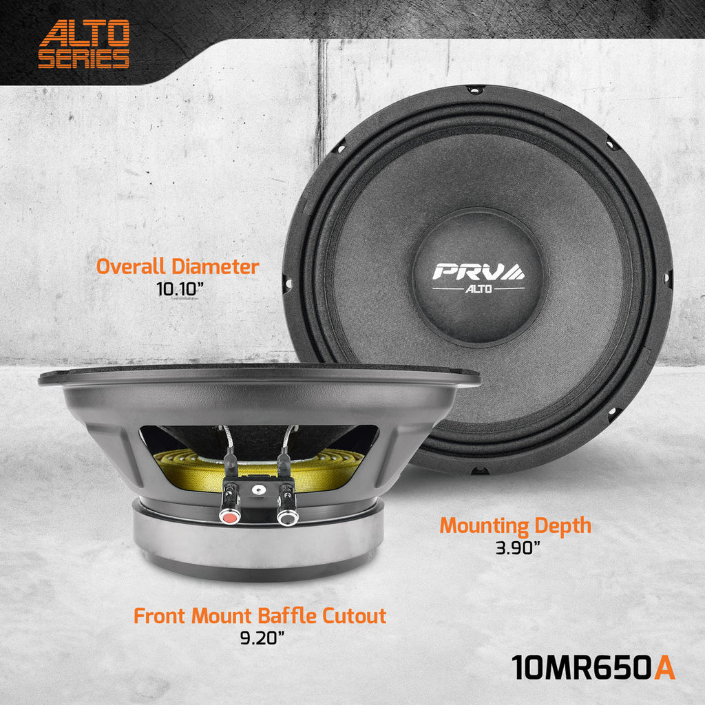 BOCINA PRV AUDIO 10" 10MR650A 8OHM