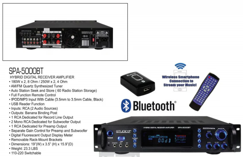 RECEIVER 5000W STUDIO Z