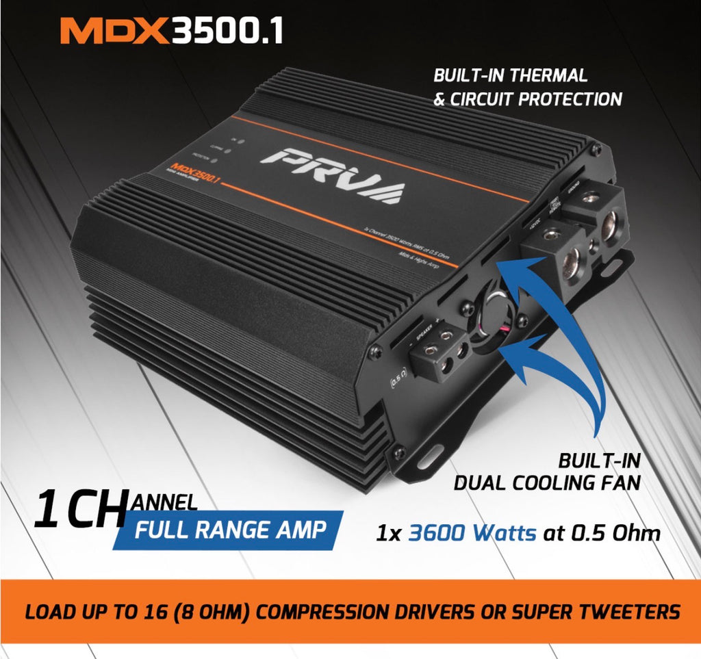 AMPLIFICADOR PRV MDX3500.1 0.5OHM