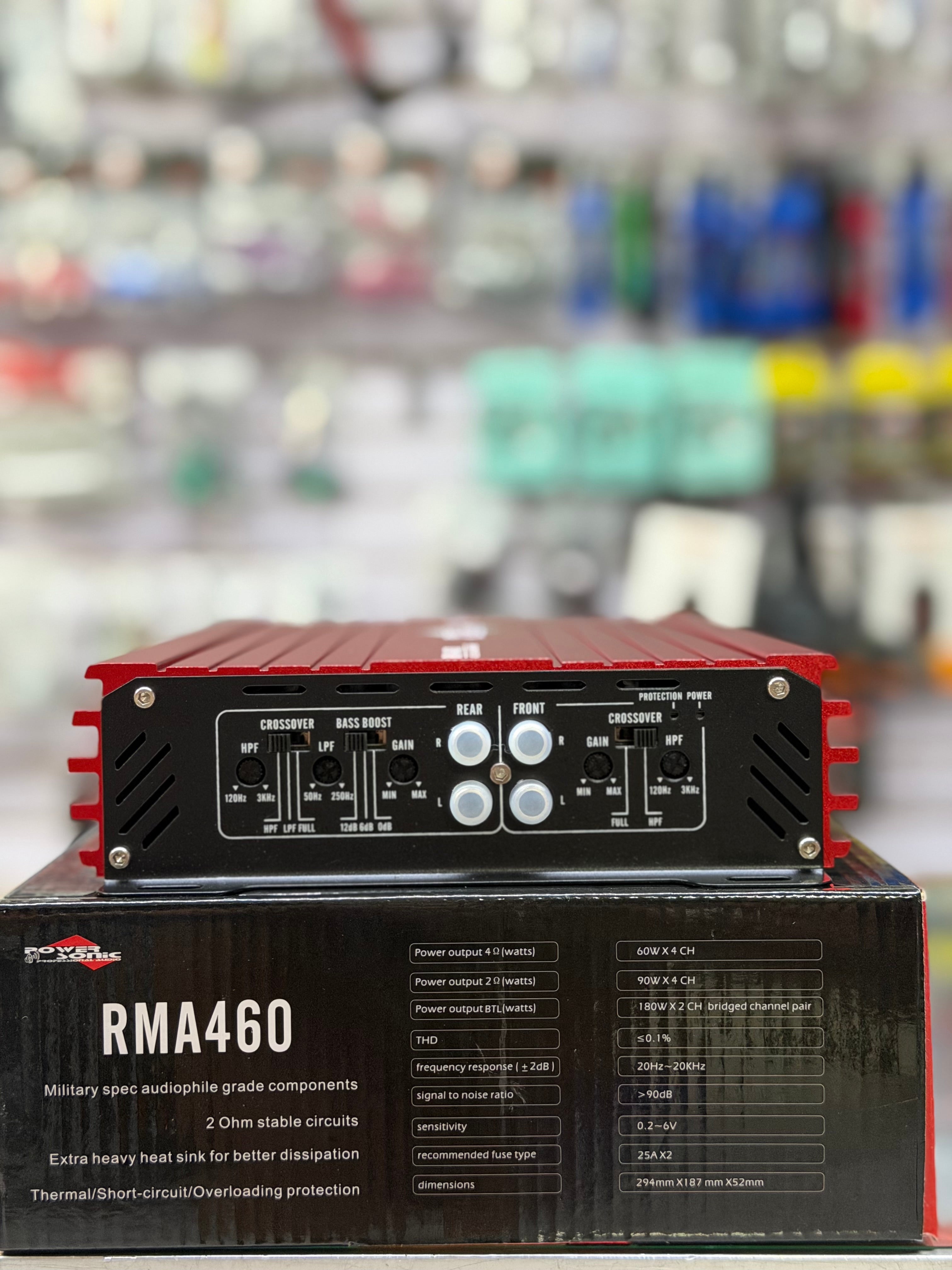 AMPLIFICADOR POWER SONIC RMA460 3000W