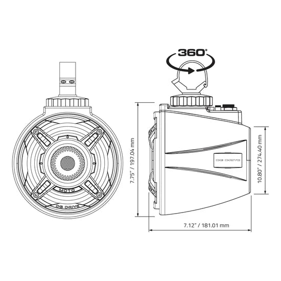 BOCINA DB DRIVE 6.5" APT65MOTO-CD (PAR)
