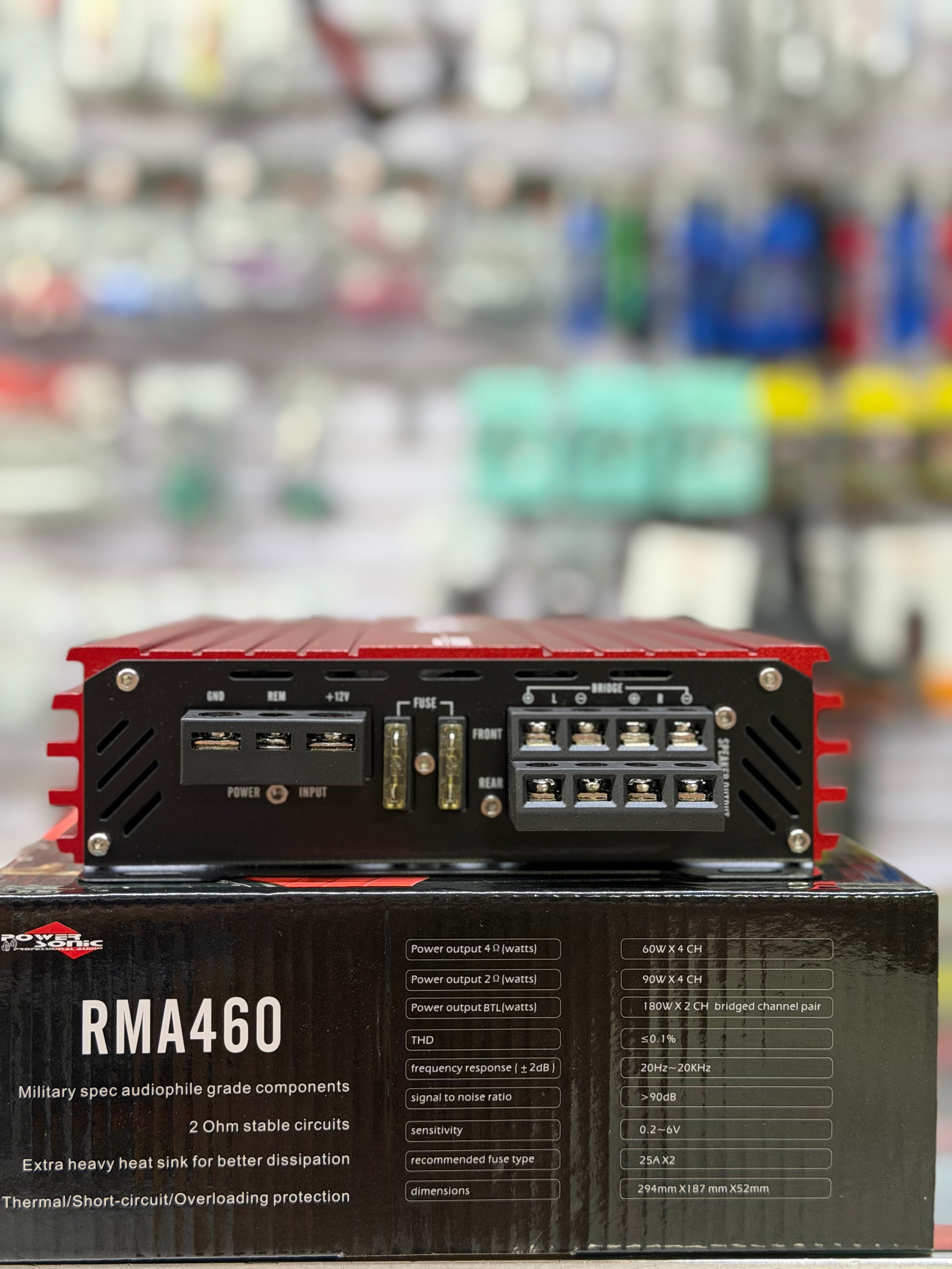 AMPLIFICADOR POWER SONIC RMA460 3000W