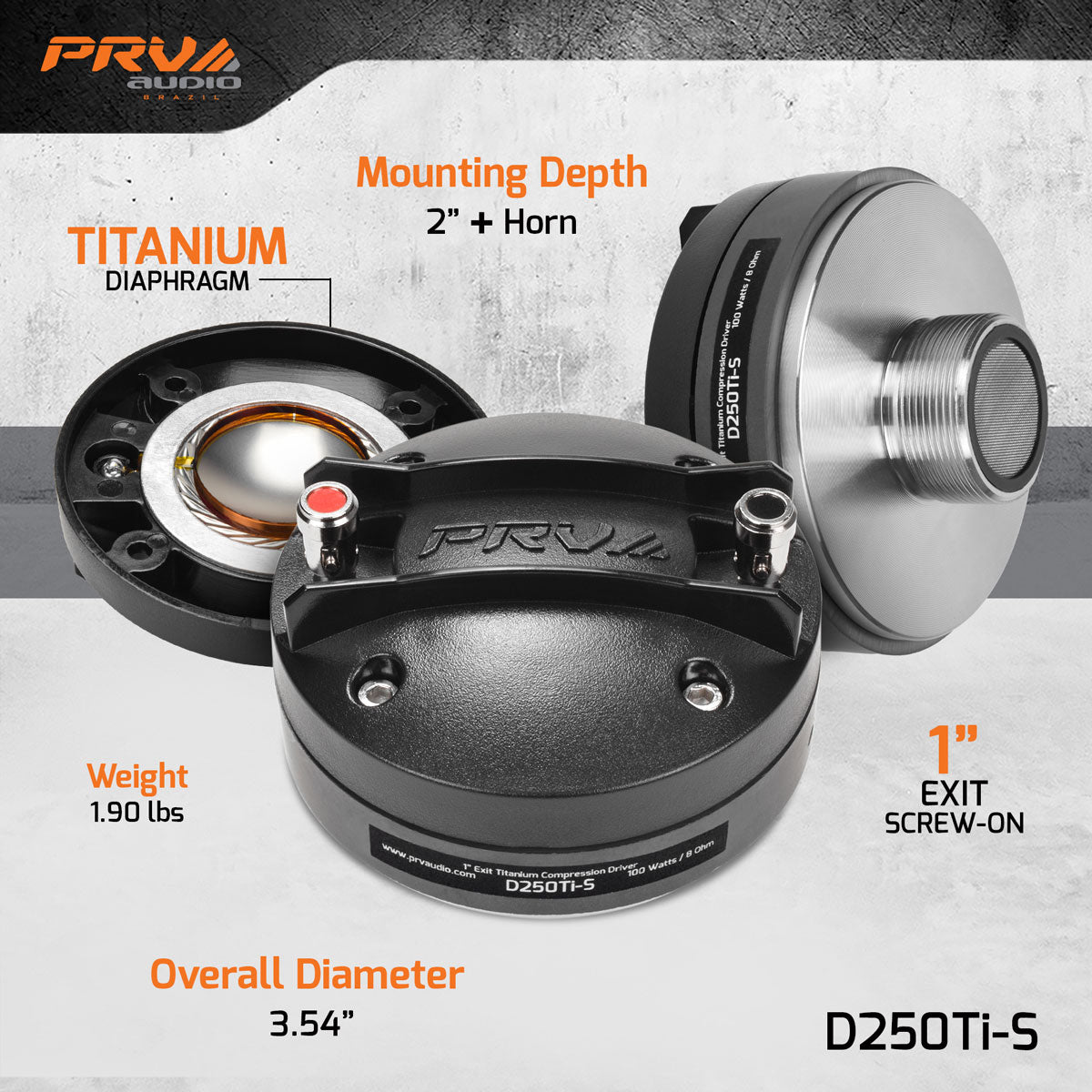 DRIVER PRV 1" D250Ti-S