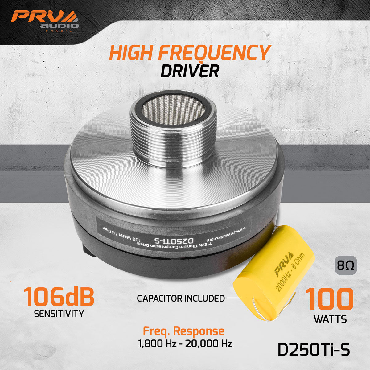 DRIVER PRV 1" D250Ti-S