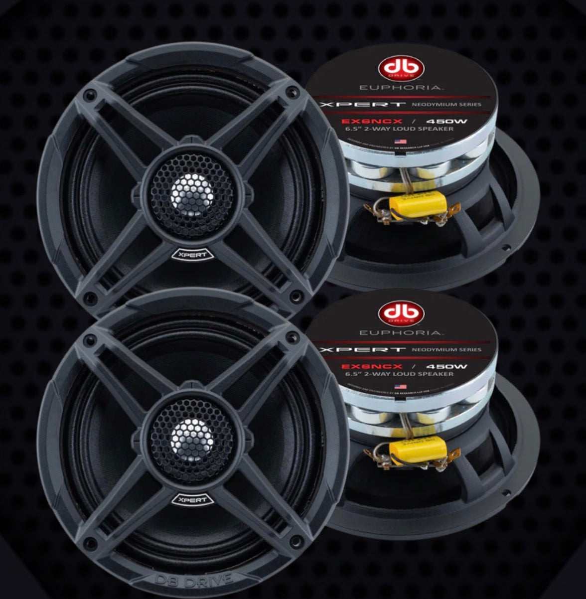 2 BOCINAS DB DRIVE 6.5” EXM6NCX