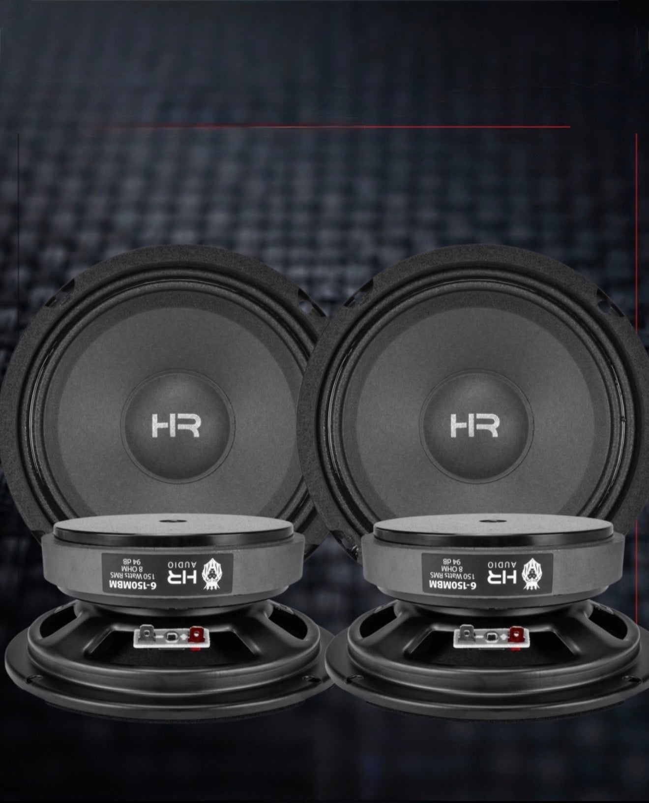 COMBO 4 BOCINAS HR AUDIO 6” 6-150MBM