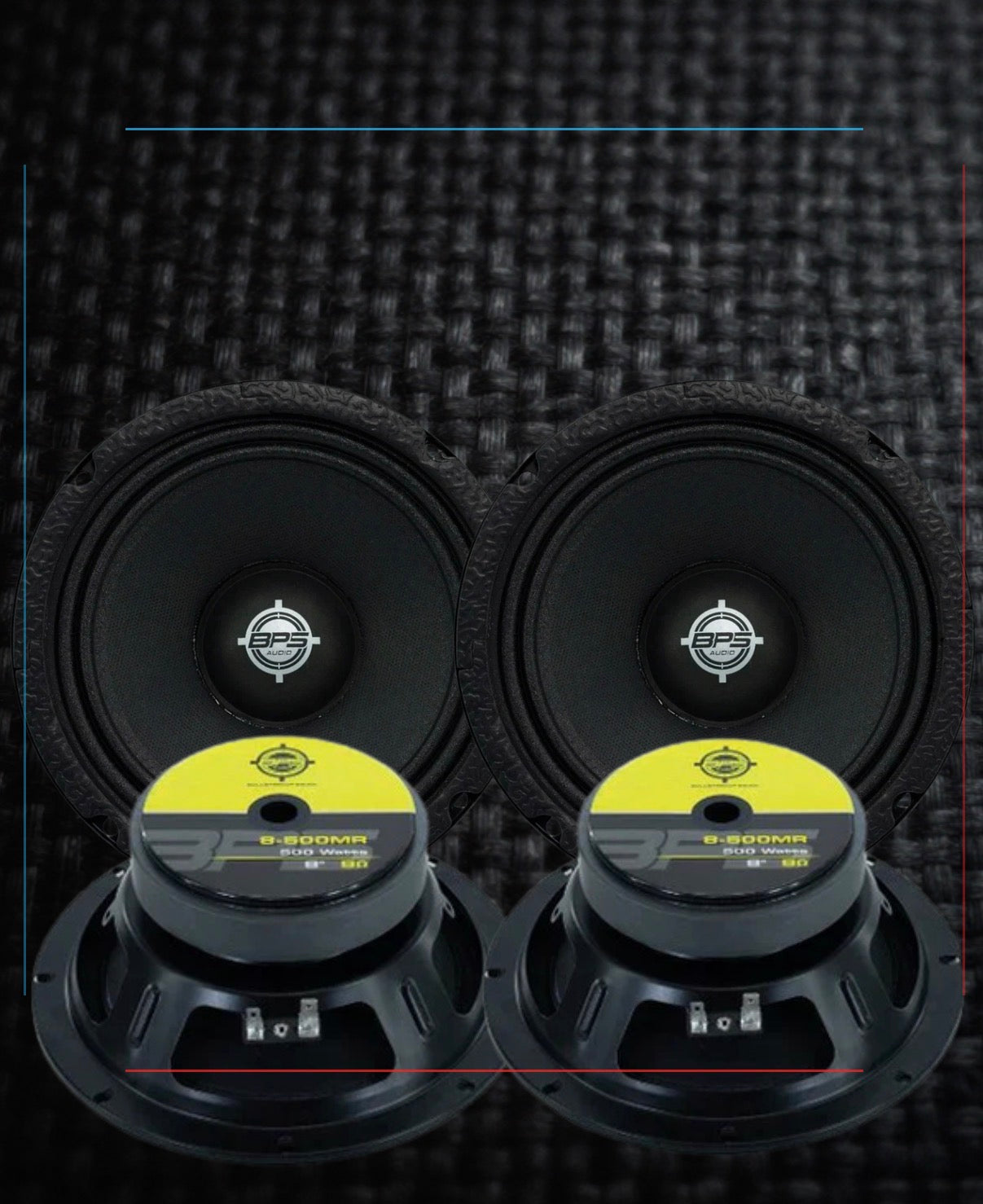 COMBO 4 BOCINAS BPS 8” 8-500MR