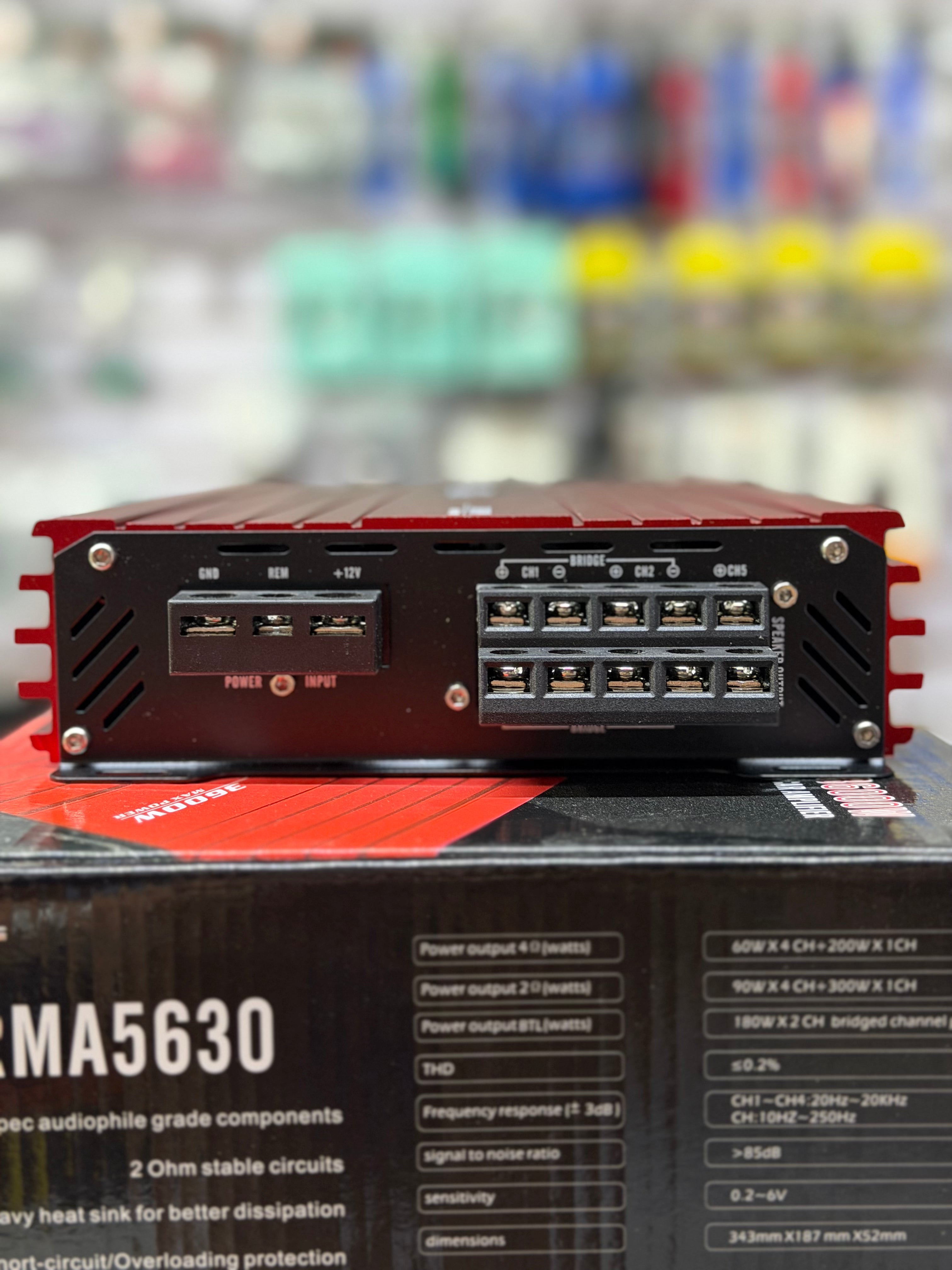 AMPLIFICADOR POWER SONIC RMA5630 5CH