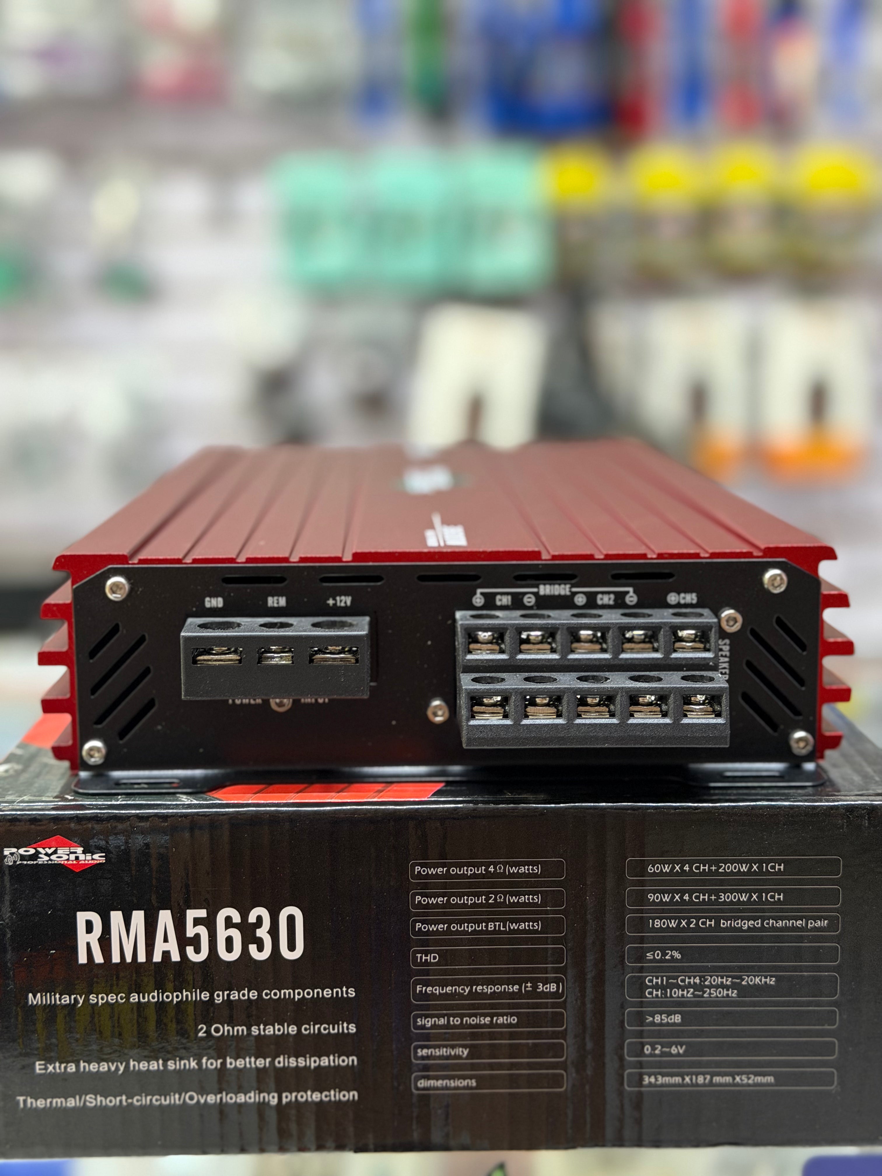AMPLIFICADOR POWER SONIC RMA5630 5CH