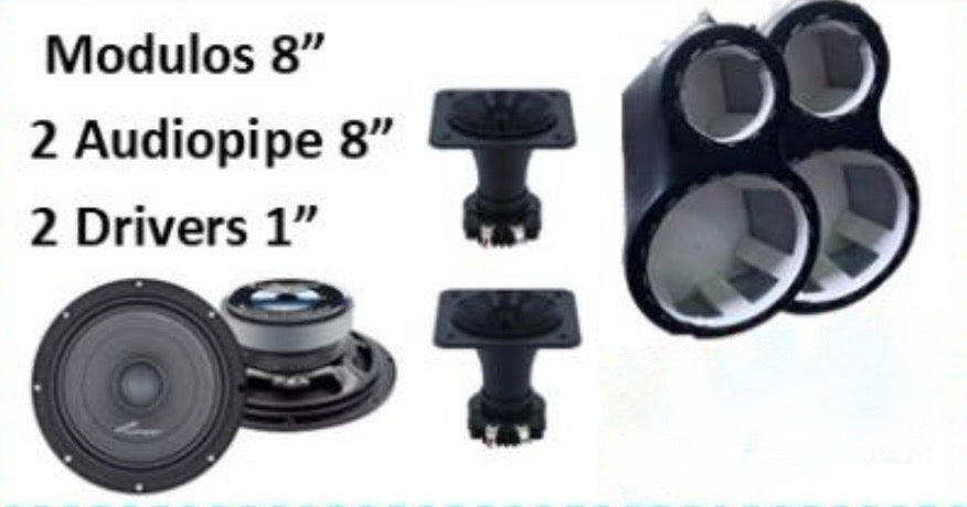 COMBO CHUMA MÓDULOS 8”