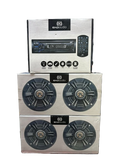 COMBO RADIO CD EKO AUDIO Y 4 BOCINAS 6.5"