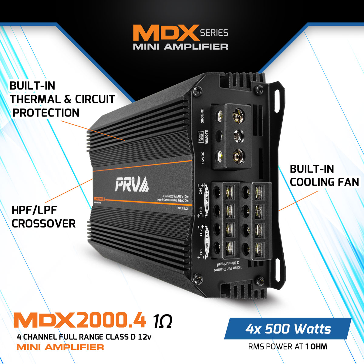 AMPLIFICADOR PRV MDX2000.4