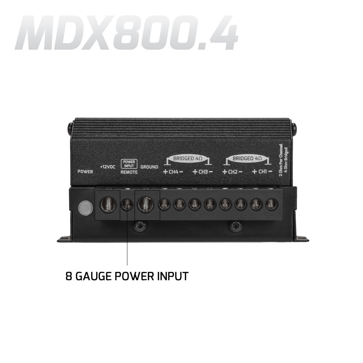 NUEVO MINI AMPLIFICADOR PRV MDX800.4 2OHM