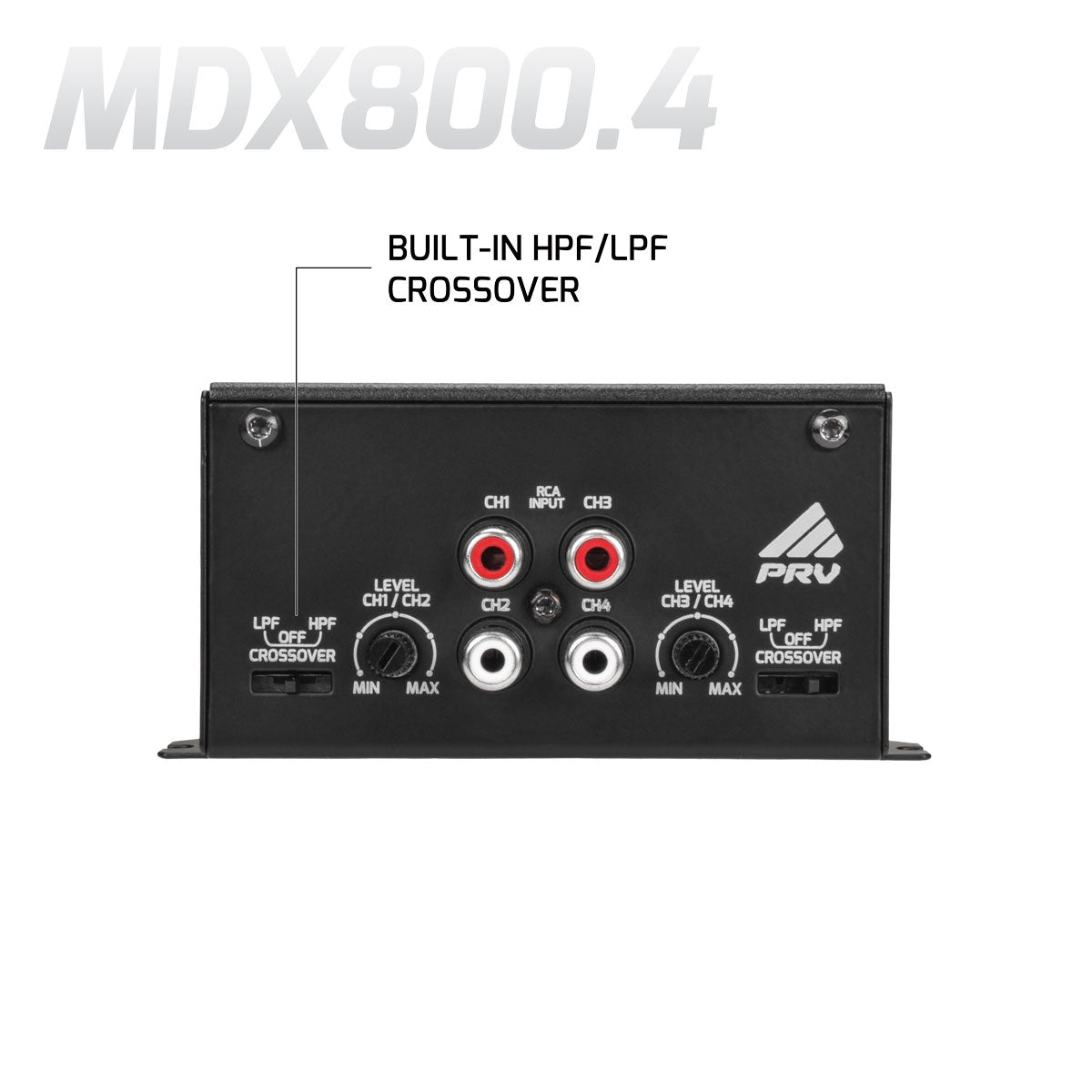 NUEVO MINI AMPLIFICADOR PRV MDX800.4 2OHM