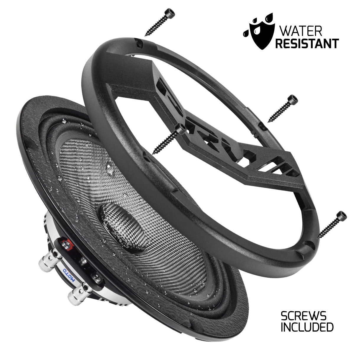 BOCINA CARBON FIBER PRV 8" MT8MR400CF-NDY-4 SLIM