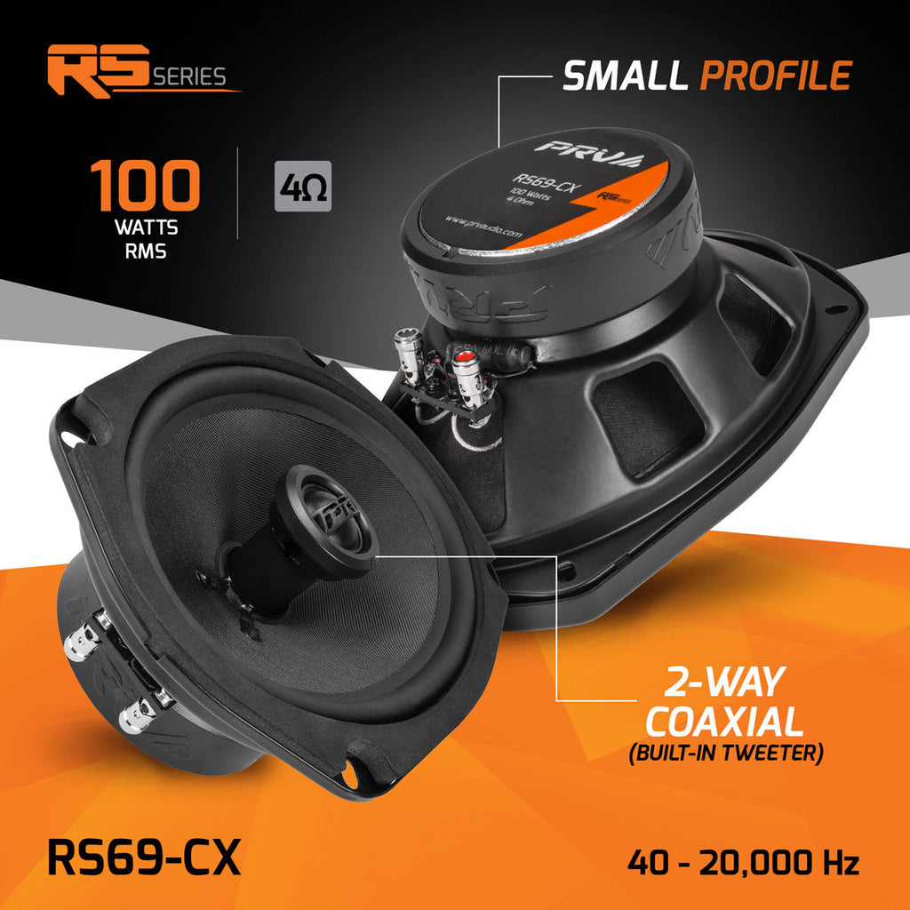 BOCINA COAXIAL PRV RS69-CX 6X9" (PAR)
