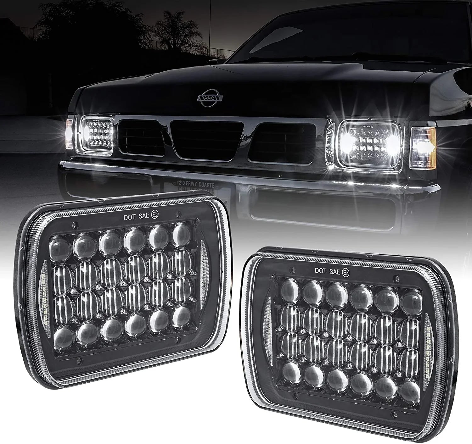 FOCOS LED  5x7 PIPEDREAM (par)